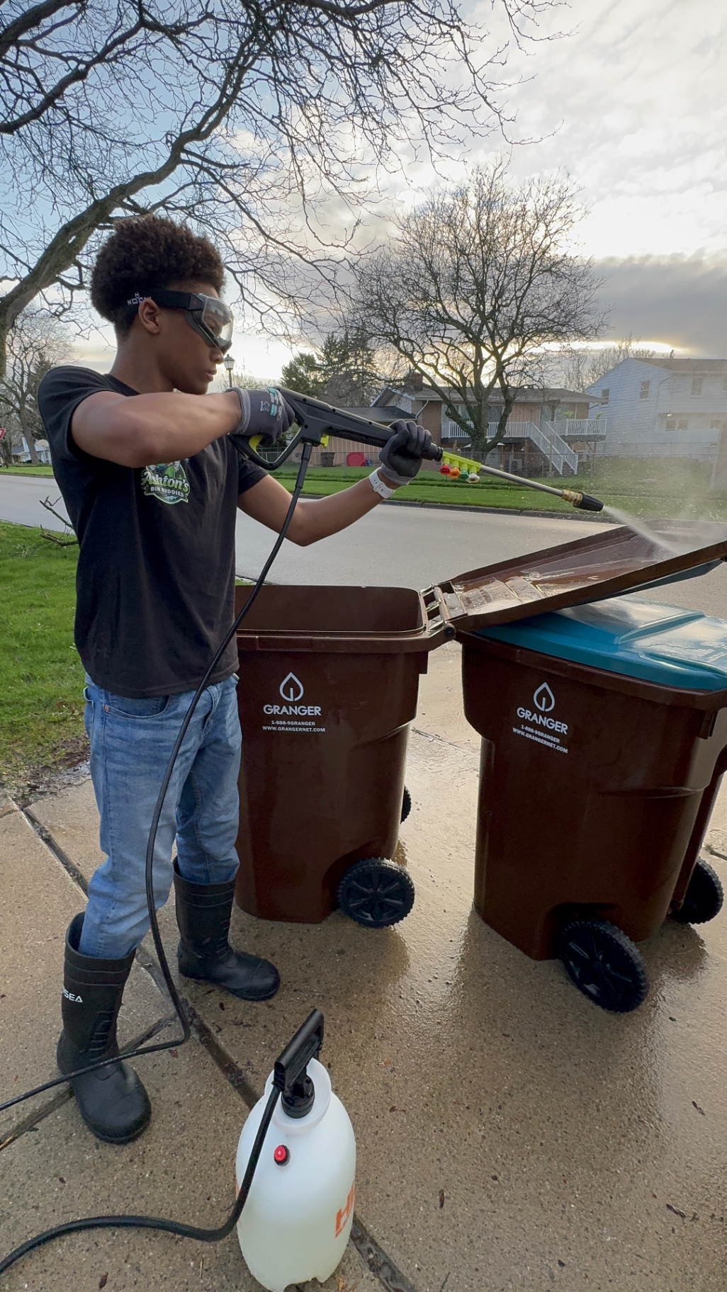 Professional pressure washing service